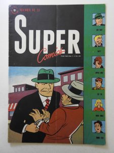 Super Comics #90 (1945) W/ Dick Tracy! Solid VG Condition!