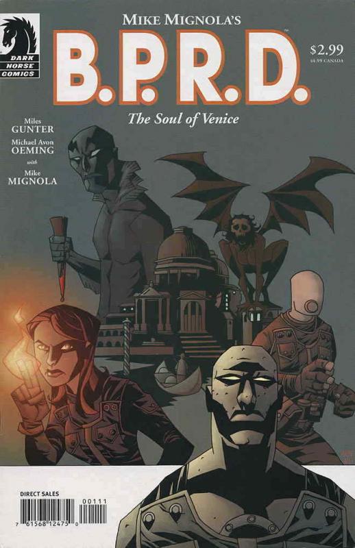 B.P.R.D.: The Soul of Venice #1 VF; Dark Horse | save on shipping - details insi