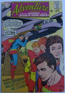 Adventure Comics #371 (Aug 1968, DC), G-VG condition (3.0), intro Chemical King