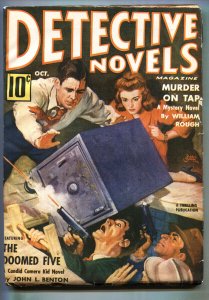 Detective Novels 10/1941-Gunfight cover-Crime Pulp Magazine