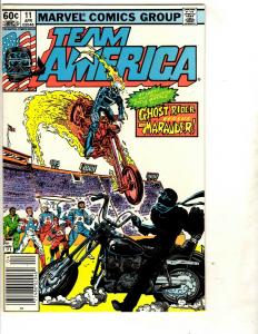 10 Team America Marvel Comics # 4 5 6 7(2) 8 9 10 11(2) WS5