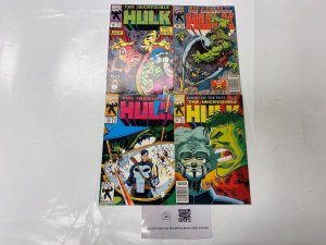 4 Incredible Hulk MARVEL comic books #387 392 395 398 62 KM19