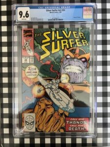 Silver Surfer #34 (1990) - CGC 9.6 - 1st Infinity Gauntlet Thanos Resurrected