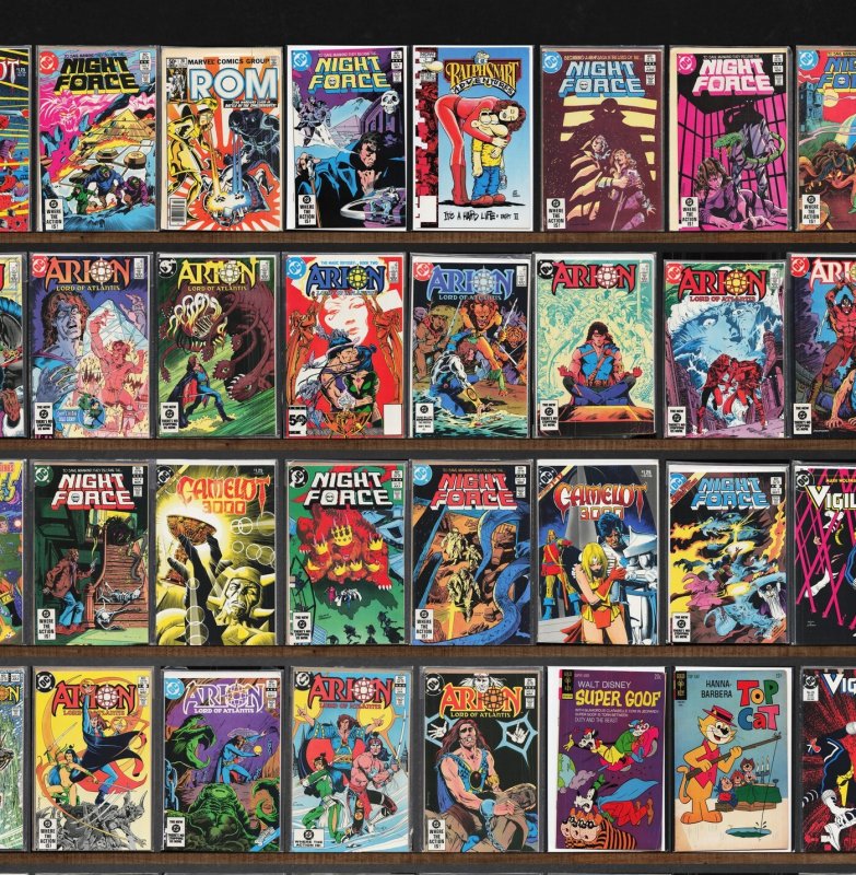 Huge Lot 140+ Comics with Vigilante, Camelot 3000, Night Force & More!