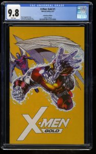 X-Men Gold #1 CGC NM/M 9.8 White Pages 1:1000 Jim Lee Remastered Variant