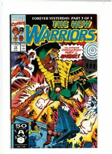 New Warriors #13 VF/NM 9.0 Marvel Comics 1991 Forever Yesterday pt.3 Magneto
