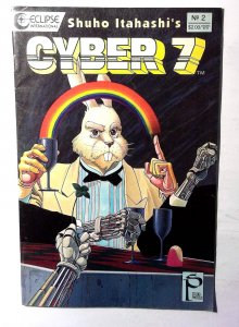 Cyber 7 #2 (1989) Eclipse Comics 1st Print Comic Book