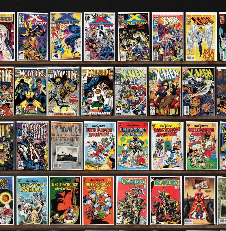 Huge Lot 140+ Comics with X-Factor, Walt Disney&, Wolverine & More!