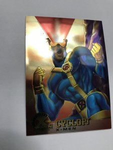 CYCLOPS PROMO card: 1995 Fleer Ultra X-men Chromium; NM/M, Kubert