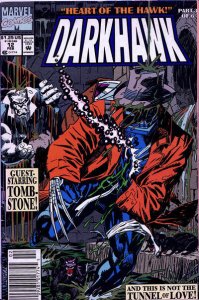 Darkhawk #12 (Newsstand) VG ; Marvel | low grade comic Tombstone