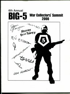 Big-5 Collectors Convemtion Program Book-6th Annual-Ric Estrada-Russ Heath-VF