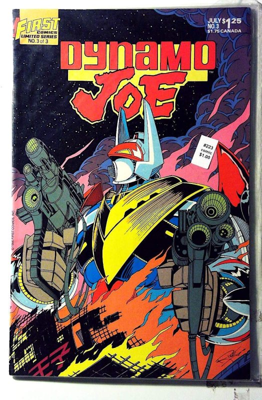 Dynamo Joe #3 (1986) First Comics 1st Print Comic Book