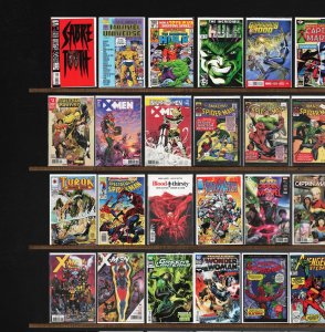 Huge Lot 140+ Comics with The Incredible Hulk, X-Force & More!