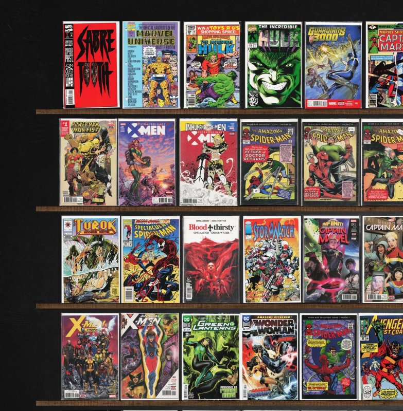 Huge Lot 140+ Comics with The Incredible Hulk, X-Force & More!