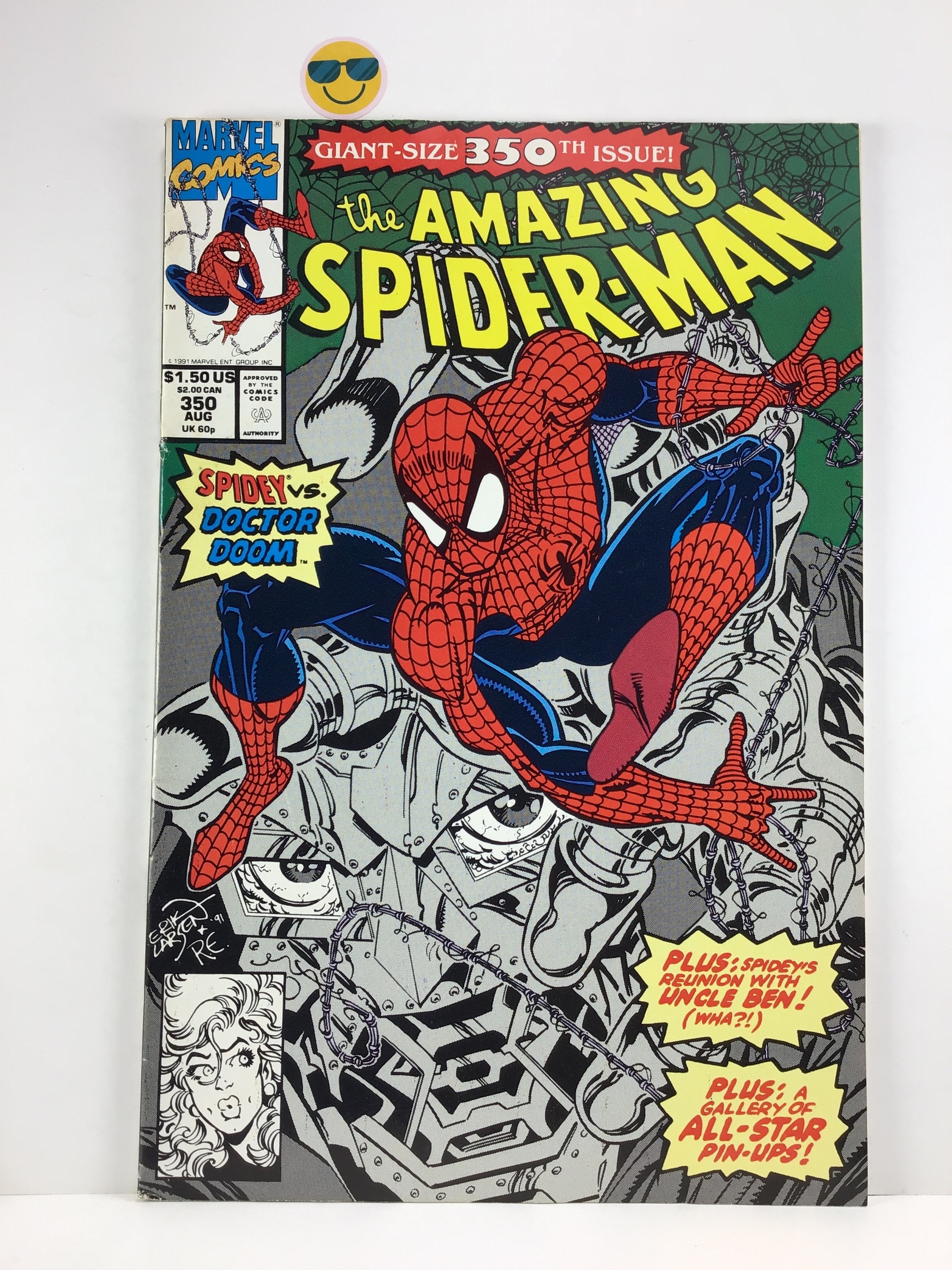 The Amazing SpiderMan 350 (1991) Doc doom Black fox Comic