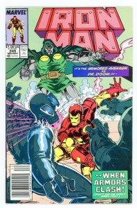 Iron Man #249 Bob Layton Doctor Doom Newsstand NM-