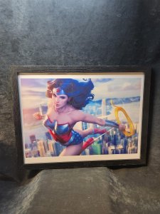 Stanley Artgerm Lau 12x16 DC Comics Framed Art Print Wonder Woman