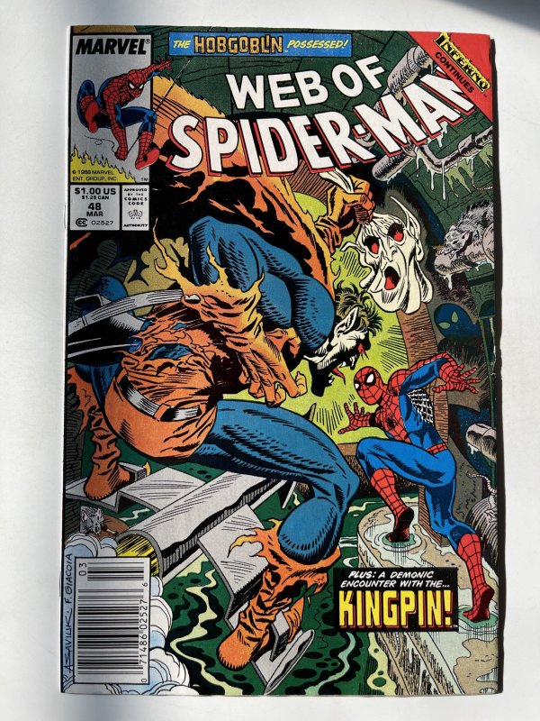 Web of Spider-Man #48 - VF/NM (1989)