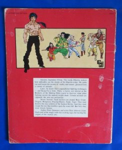1986 THE BEAST WARRIORS OF SHAOLIN Pied Piper Graphic Novel #3 VG