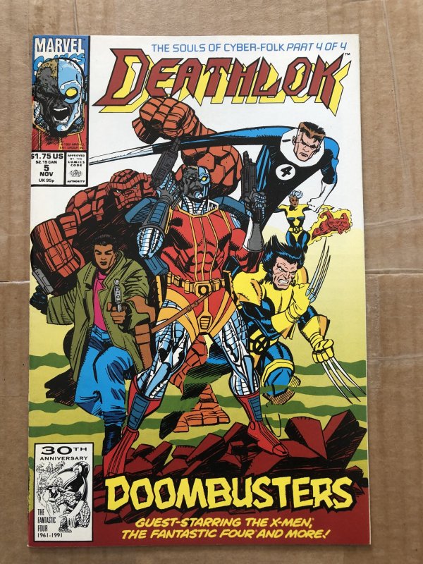 Deathlok #5 Direct Edition (1991)