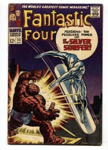 FANTASTIC FOUR #55 Silver Surfer cover 1966-Marvel- VG