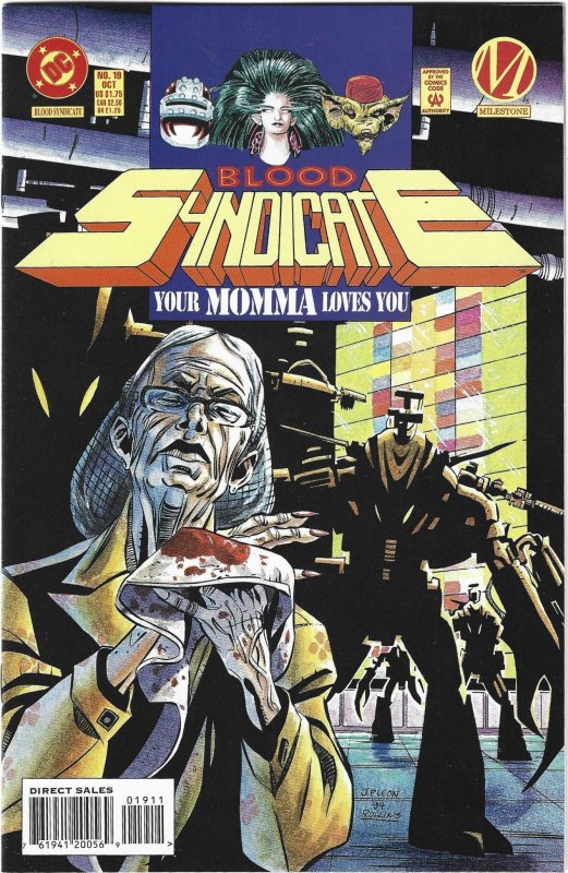 Blood Syndicate #18 Newsstand Edition (1994)