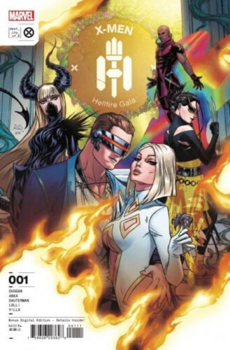 X-Men Hellfire Gala #1 Russell Dauterman Cover Marvel Comics 2022 