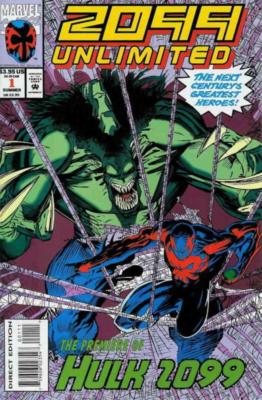 2099 Unlimited #1 VF/NM; Marvel | Hulk 2099 - we combine shipping 