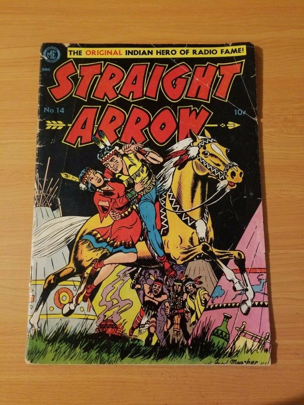 Straight Arrow #14 ~ VERY GOOD VG ~ (1951, Magazine Enterprises Comics)