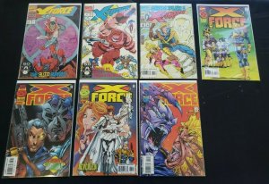X-FORCE 7PC (VF) EARLY DEADPOOL, AMONG US WALKS THE JUGGERNAUT 1991-96