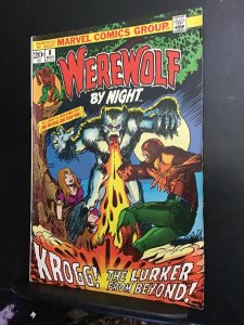 Werewolf by Night #8 (1973) Mid high grade 1st Krogg! Ploog Art! FN/VF Wow