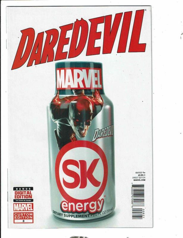 Daredevil # 8 NM 1st Print Custom Edition Variant Marvel Comic Book MK4