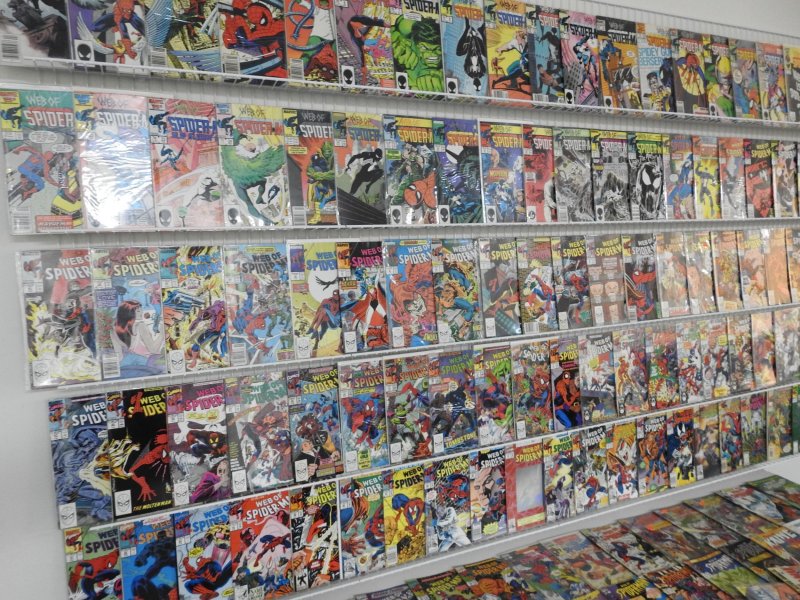 Web of Spider-Man 1-129 Complete Set! W/ Some Annuals! Avg VF- Condition!