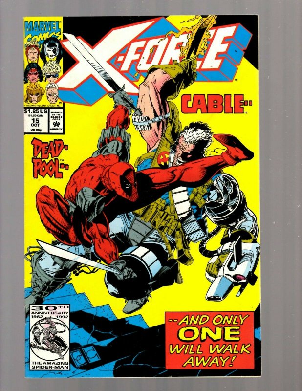 X-Force # 15 NM Marvel Comic Book Domino Deadpool Cable X-Men Wolverine JK7