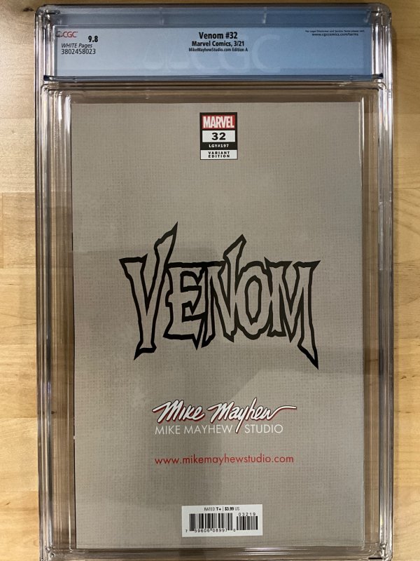 Venom #32 Mayhew Cover A (2021) CGC 9.8