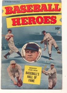 Baseball Heroes   #1, Fine- (Actual scan)