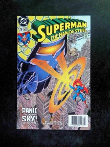 Superman The Man of Steel #9  DC Comics 1992 VF+ NEWSSTAND