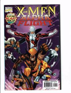 Lot Of 4 X-Men Marvel # 1 Issues Classics Alpha Odd Men Out Alpha Flight J123