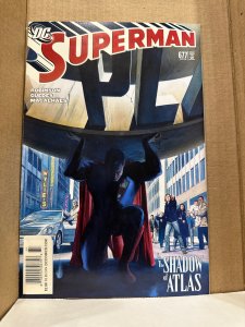 Superman #677 Extra RARE & very HTF “DCCOMICS.COM” PUBLISHER NS STICKER ROSS ART