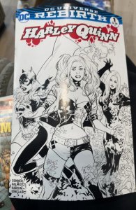 Harley Quinn #1 Zapp Comics Black and White Cover (2016)