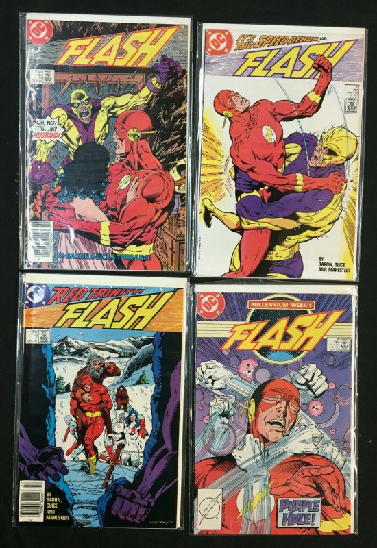 THE FLASH 35 ISSUE RUN #1-34, PLUS #0 (1987 SERIES) VF-NM 