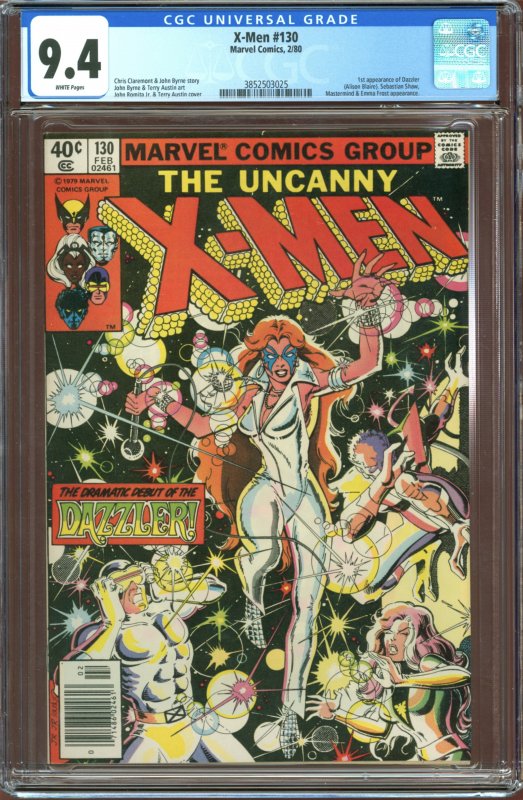 The X-Men #130 (1980) CGC Graded 9.4 - First appearance of the Dazzler