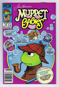 Muppet Babies #13 ORIGINAL Vintage 1987 Marvel Comics Newsstand Kermit the Frog 