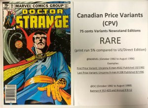 Doctor Strange (1982) # 56 (NM) Canadian Price Variant CPV...