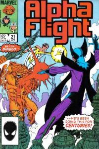 Alpha Flight (1983 series)  #21, VF+ (Stock photo)