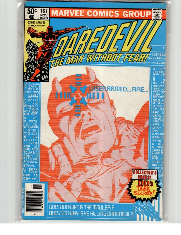 Daredevil #167 (1980) Daredevil [Key Issue]
