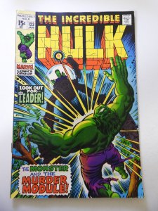 The Incredible Hulk #123 (1970) VG+ Condition centerfold detached at one staple