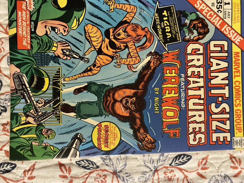 Giant Size Creatures #1 (1974) 1st tigra app