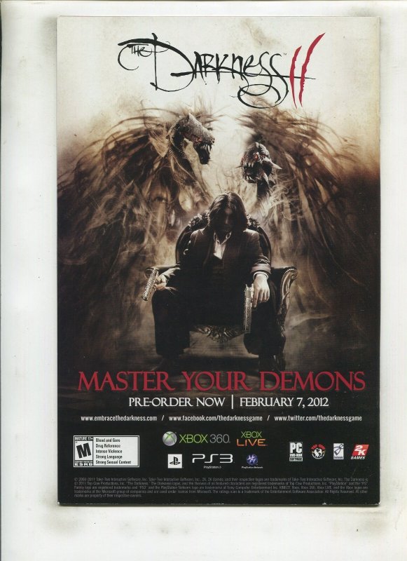 SWAMP THING #6 (9.2) SIGNED BY YANICK PAQUETTE!! 2012