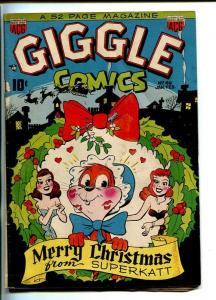 GIGGLE #69 -1949ACG-SUPERKATT-CHRISTMAS COVER-vg/fn